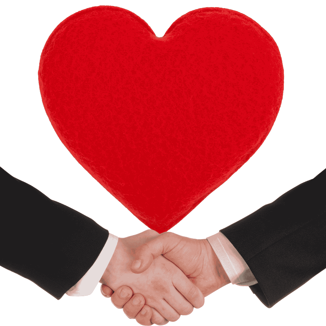 T. Handshake & Heart icon